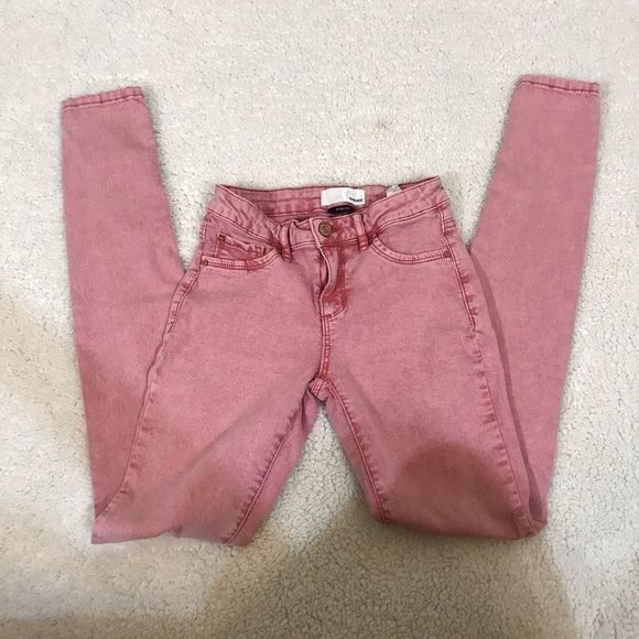 Garage Denim - Garage slim fit jeans red/pink color